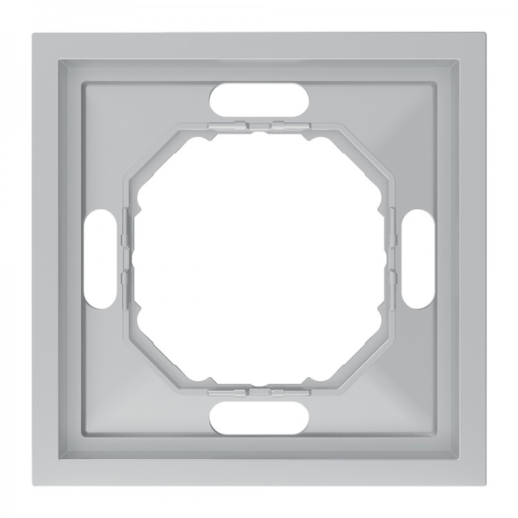 Рамка 1-місна Ardero EF101-S Soft срібна