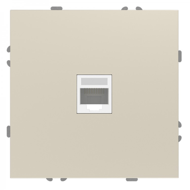 Розетка комп'ютерна Ardero ER151PC-C Soft шампань