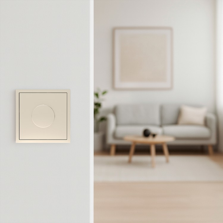 Світлорегулятор поворотний Ardero EV111D-C Soft 5-100W шампань