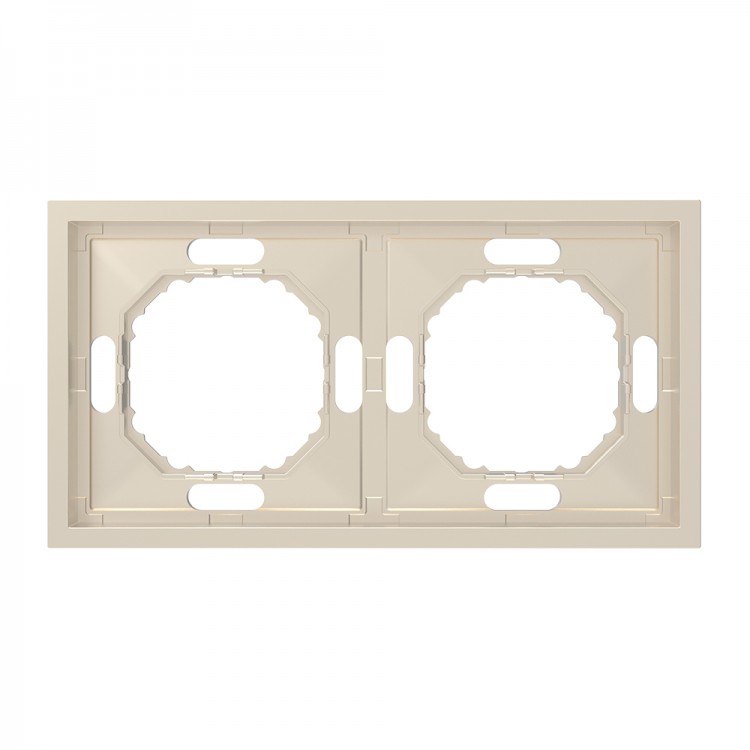 Рамка 2-місна Ardero EF102-C Soft шампань