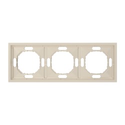 Рамка 3-місна Ardero EF103-C Soft шампань