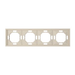 Рамка 4-місна Ardero EF104-C Soft шампань