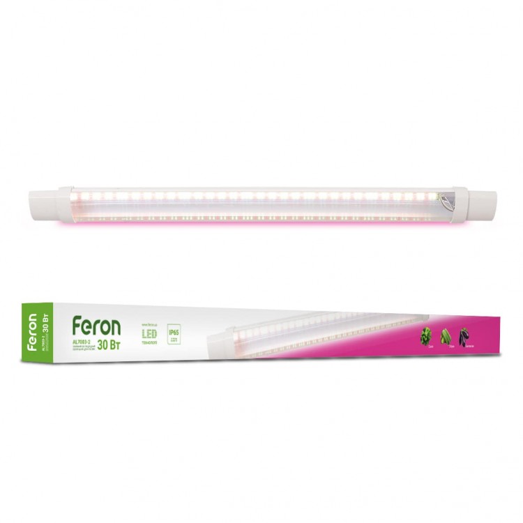 Светодиодний линейный светильник Feron AL7003-2 30Вт фито