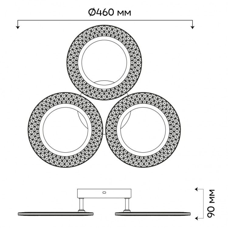 Светодиодный накладной светильник Ardero AL6453ARD VIVA 28Вт белый