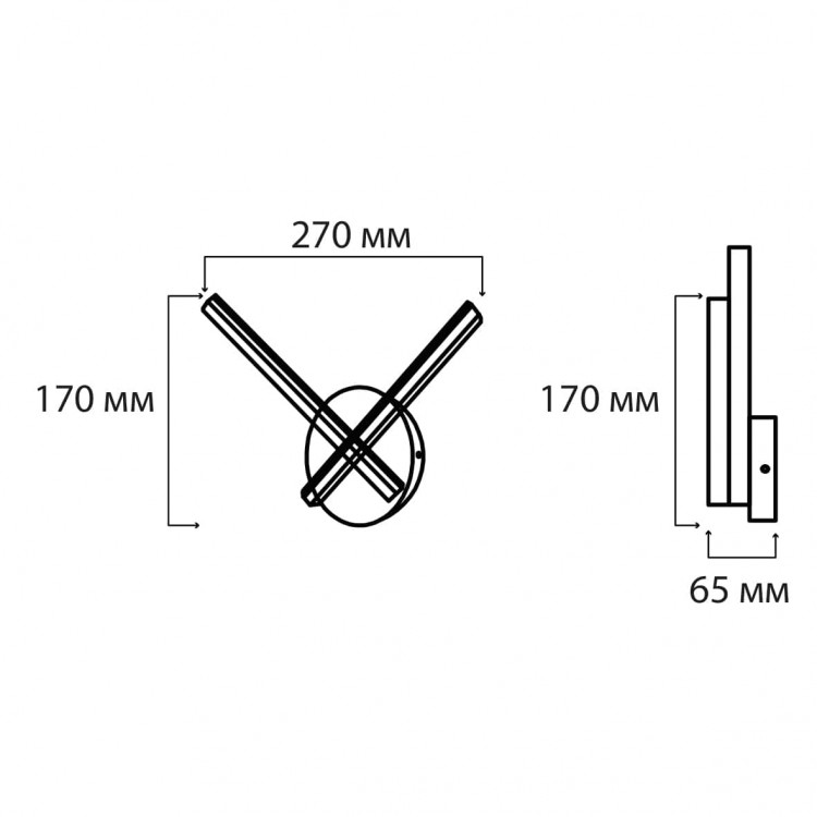 Светодиодный накладной светильник Ardero AL6523ARD FORCE V 13Вт белый