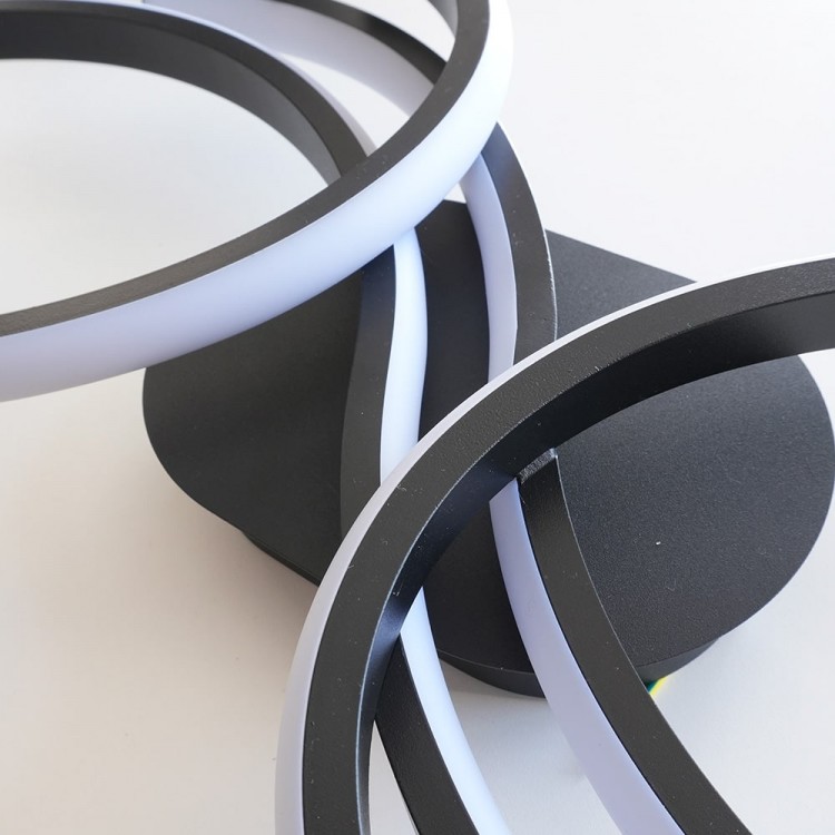 Світлодіодний накладний світильник Ardero AL6535-1ARD FORCE M 52Вт чорний