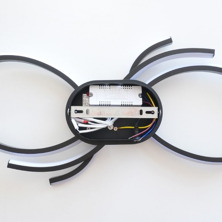 Світлодіодний накладний світильник Ardero AL6535-1ARD FORCE M 52Вт чорний