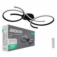 Світлодіодний накладний світильник Ardero AL6545-1ARD FORCE L 68Вт чорний