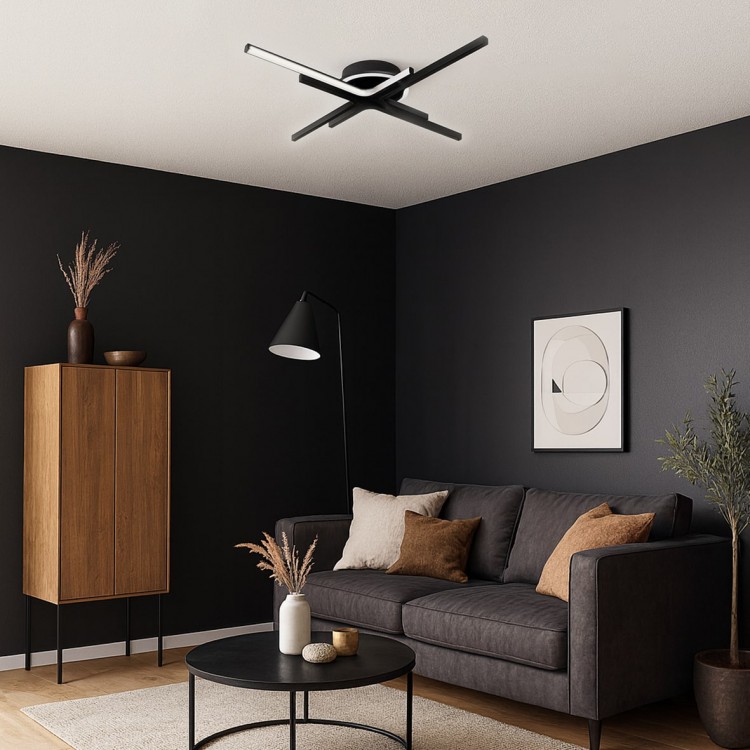 Светодиодный накладной светильник Ardero AL6185-1ARD MILL 64Вт черный