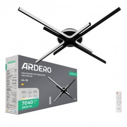 Светодиодный накладной светильник Ardero AL6185-1ARD MILL 64Вт черный