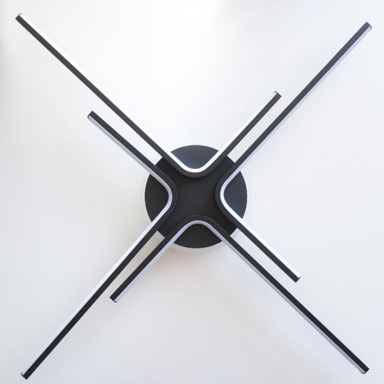 Світлодіодний накладний світильник Ardero AL6185-1ARD MILL 64Вт чорний