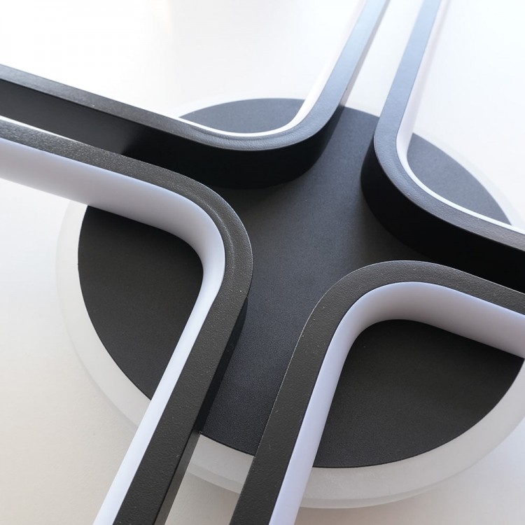 Світлодіодний накладний світильник Ardero AL6185-1ARD MILL 64Вт чорний