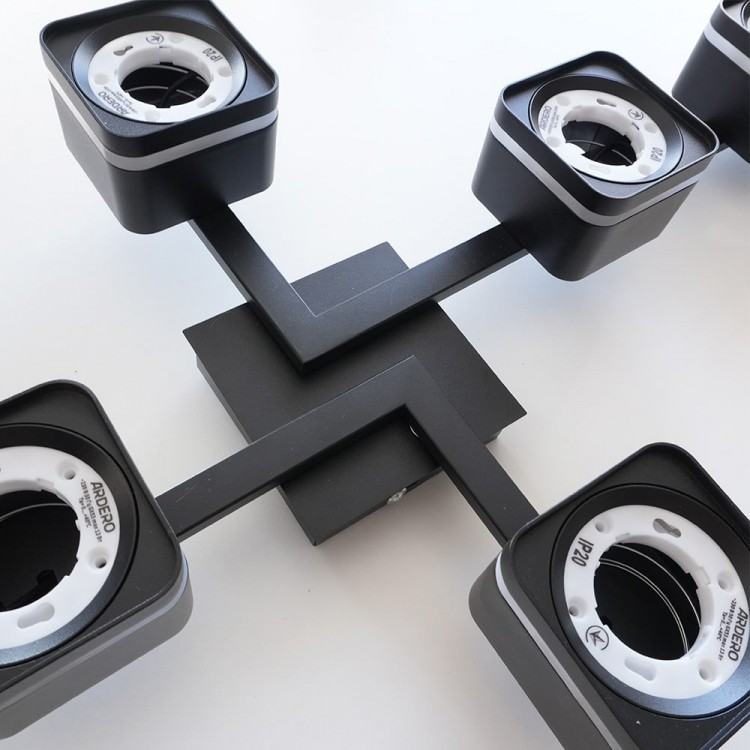 Светильник потолочный Ardero ML495-6 под лампу чорний