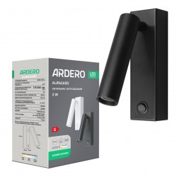 Світлодіодний накладний світильник Ardero AL8162ARD 3Вт чорний