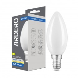 Светодиодная лампа Ardero LB-201 5,4Вт E14 2700K матовая