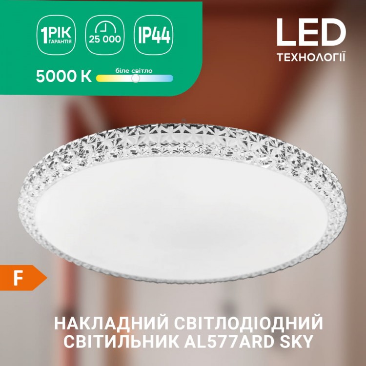 Світлодіодний накладний світильник Ardero AL577ARD SKY 28Вт 5000K