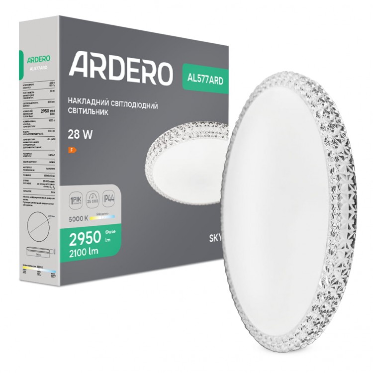 Світлодіодний накладний світильник Ardero AL577ARD SKY 28Вт 5000K