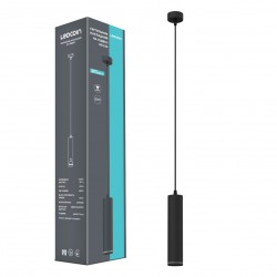 Накладний світильник Ledcoin ML326 під лампу на підвісі чорний