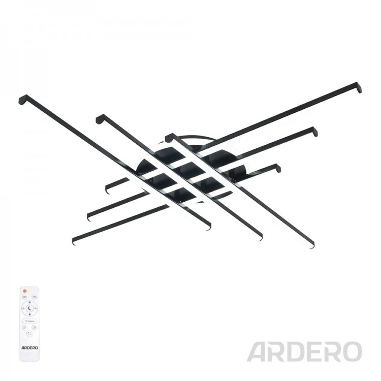 Світлодіодний накладний світильник Ardero AL6187ARD QUEST 110Вт чорний