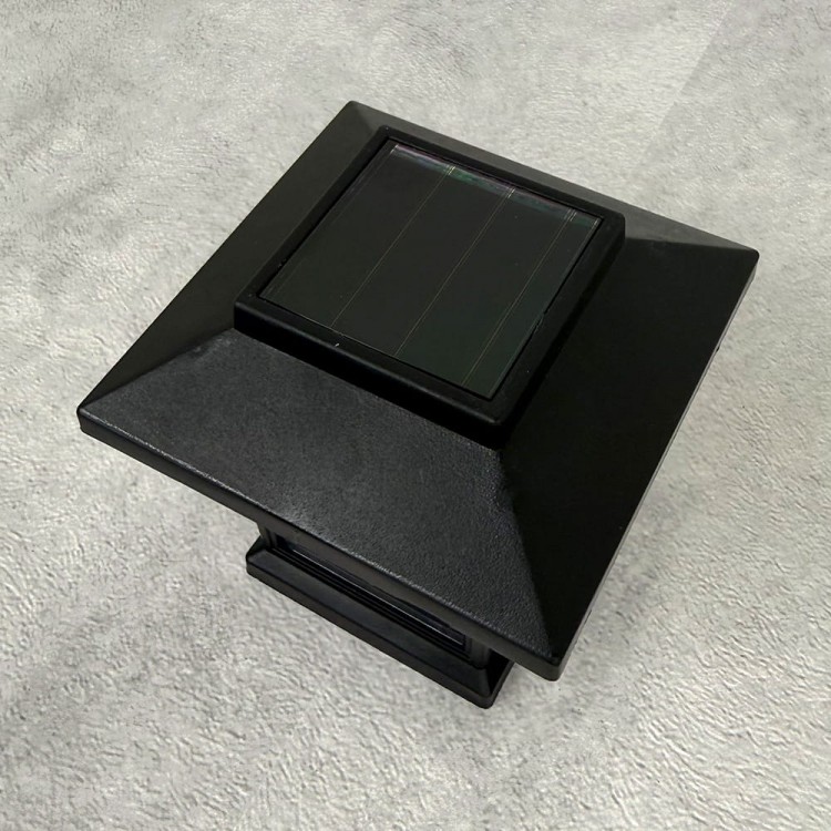 Ґрунтовий світлодіодний світильник Feron PL145 2800К на сонячній батареї чорний