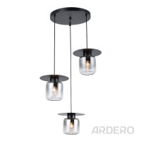 Світильник стельовий Ardero BL1933-1 ORLANDO чорний 