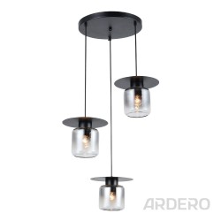 Світильник стельовий Ardero BL1933-1 ORLANDO чорний 