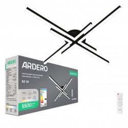 Світлодіодний накладний світильник Ardero AL6106-1ARD PHOENIX 50Вт чорний