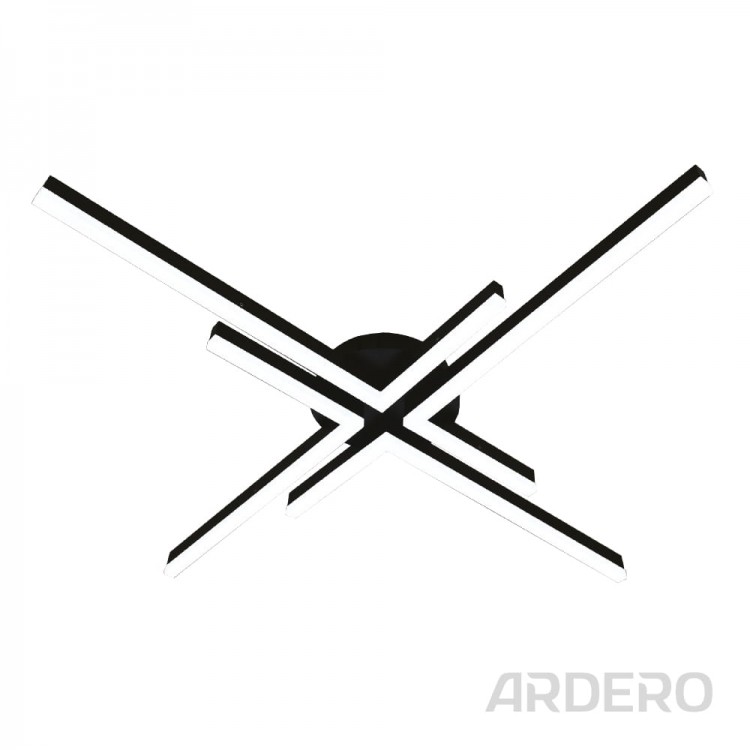 Світлодіодний накладний світильник Ardero AL6106-1ARD PHOENIX 50Вт чорний