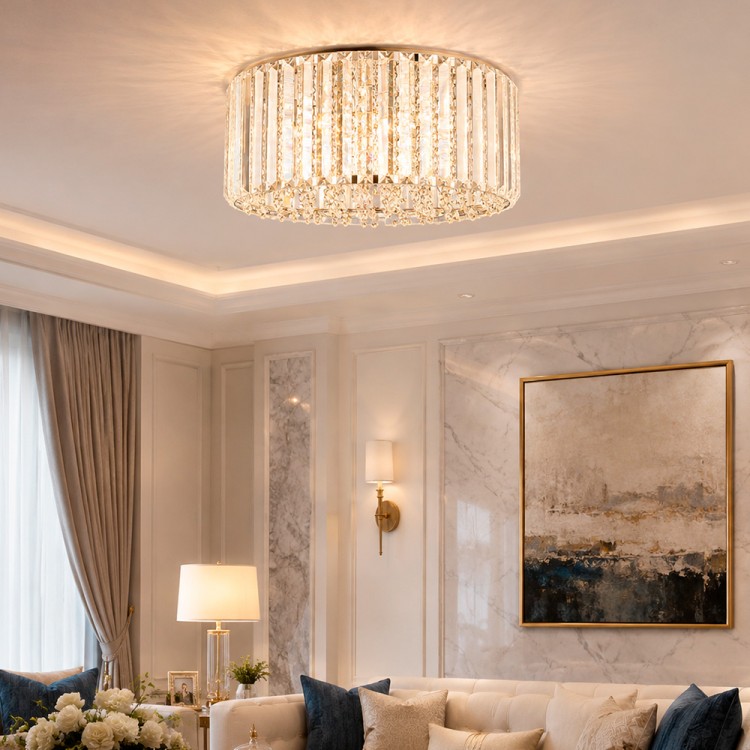 Світлодіодна люстра Lumiart Atelier BL5001 QUINN під лампу хром