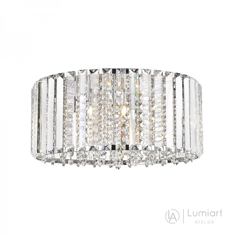 Світлодіодна люстра Lumiart Atelier BL5001 QUINN під лампу хром