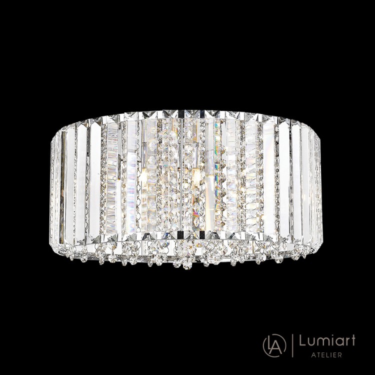 Світлодіодна люстра Lumiart Atelier BL5001 QUINN під лампу хром