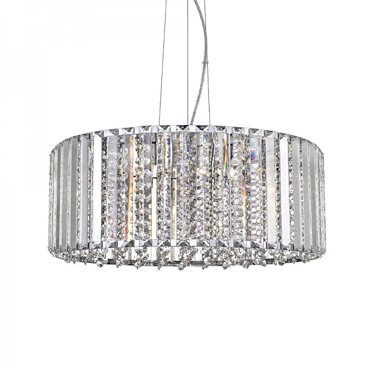 Светодиодная люстра Lumiart Atelier BL5003 QUINN под лампу хром