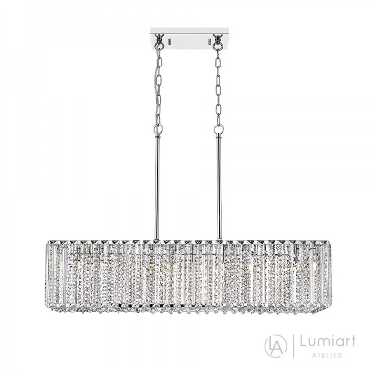 Светодиодная люстра Lumiart Atelier BL5004 QUINN под лампу хром