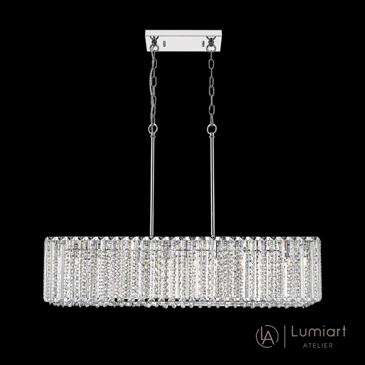 Светодиодная люстра Lumiart Atelier BL5004 QUINN под лампу хром