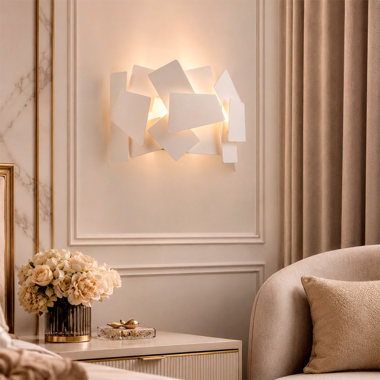 Накладний світильник Lumiart Atelier BL5008 GIA під лампу білий матовий