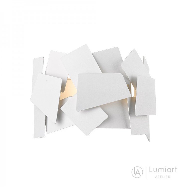 Накладний світильник Lumiart Atelier BL5008 GIA під лампу білий матовий