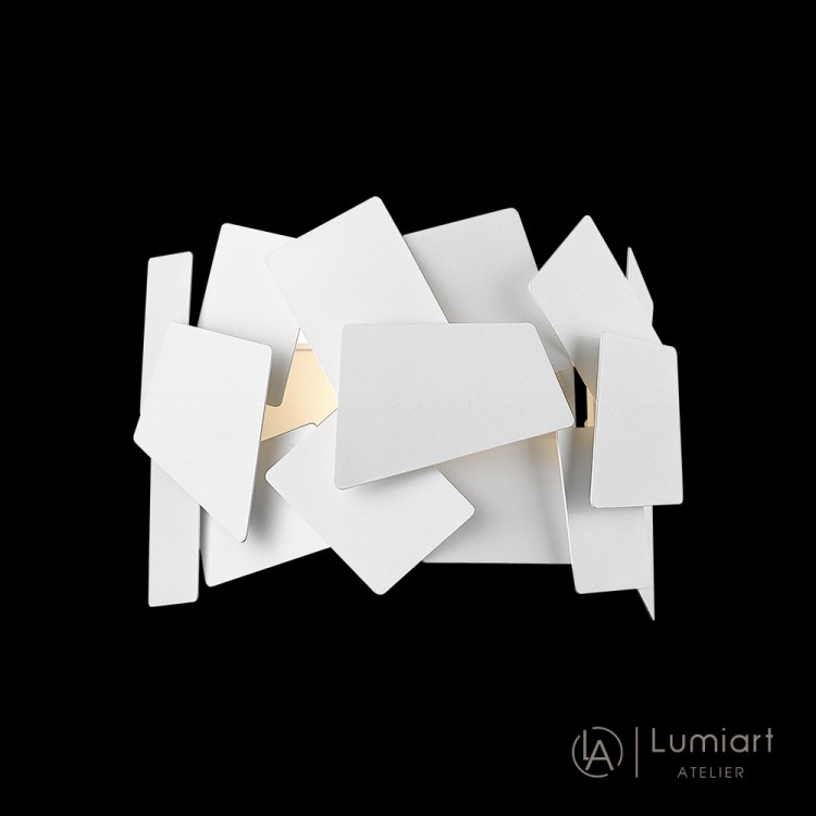 Накладний світильник Lumiart Atelier BL5008 GIA під лампу білий матовий
