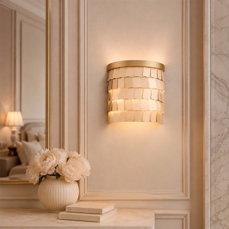 Накладний світильник Lumiart Atelier BL5012 TERESA під лампу золотий сатин