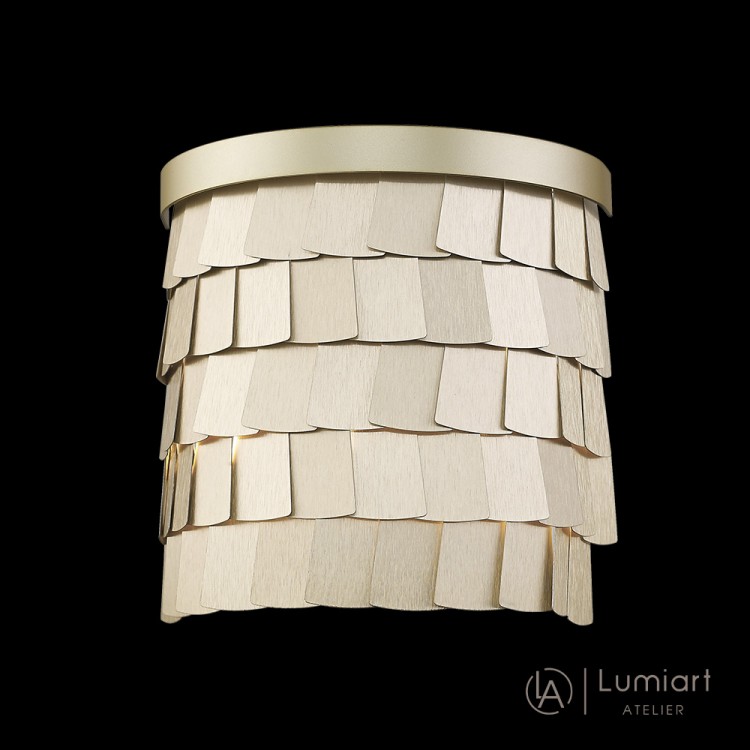 Накладний світильник Lumiart Atelier BL5012 TERESA під лампу золотий сатин