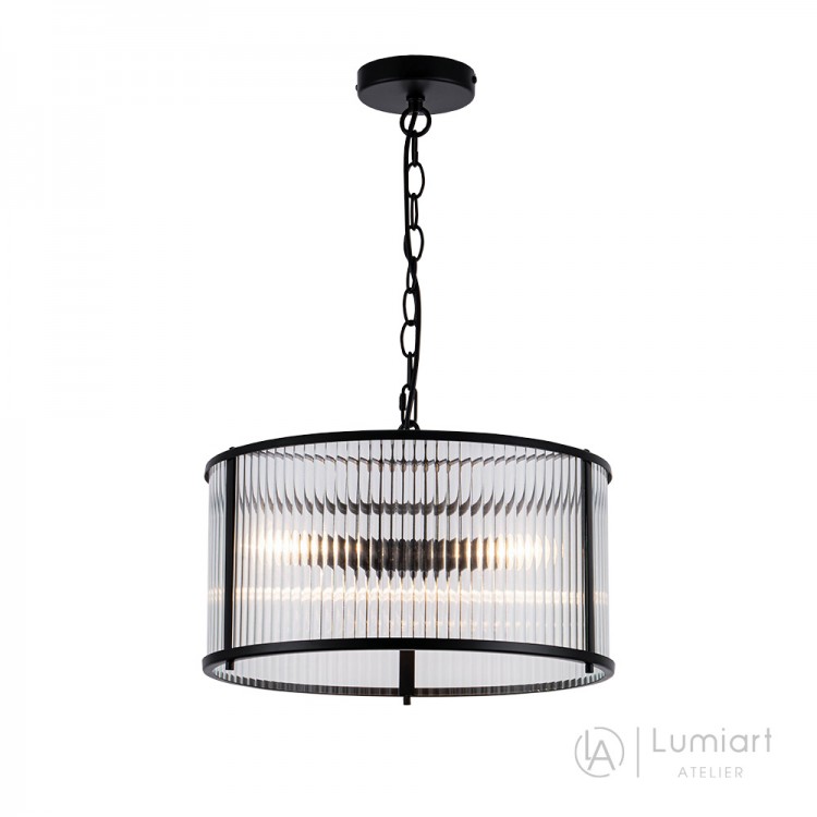 Светодиодная люстра Lumiart Atelier BL5014-1 JANE под лампу чорний матовий