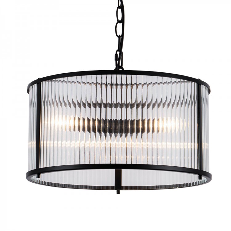 Светодиодная люстра Lumiart Atelier BL5014-1 JANE под лампу чорний матовий