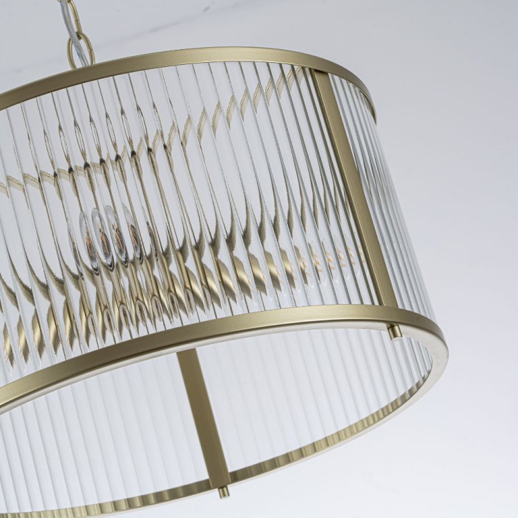 Светодиодная люстра Lumiart Atelier BL5014-2 JANE под лампу золотой сатин