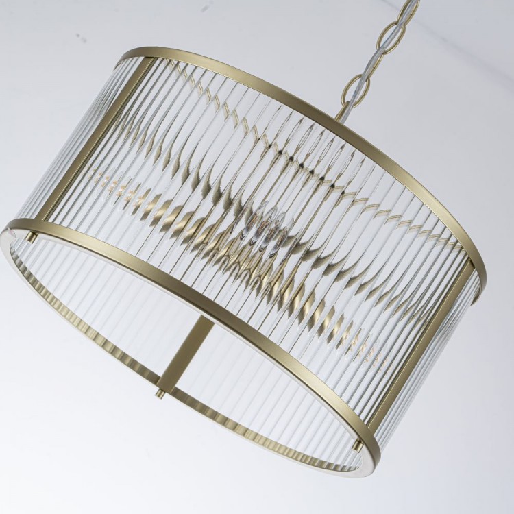 Светодиодная люстра Lumiart Atelier BL5014-2 JANE под лампу золотой сатин