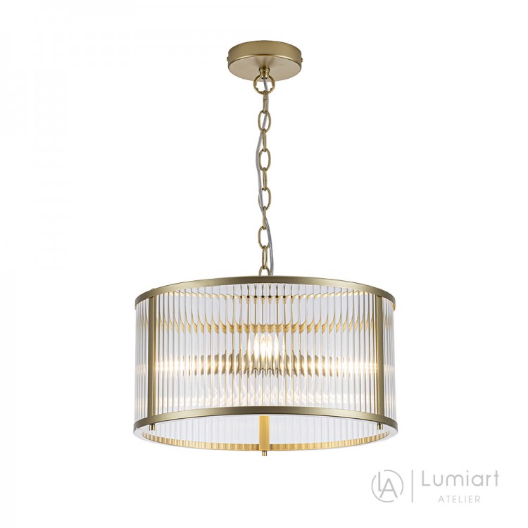 Светодиодная люстра Lumiart Atelier BL5014-2 JANE под лампу золотой сатин