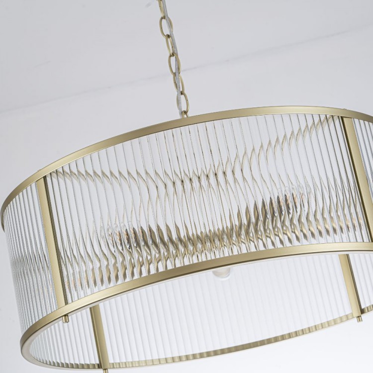 Светодиодная люстра Lumiart Atelier BL5015-2 JANE под лампу золотой сатин