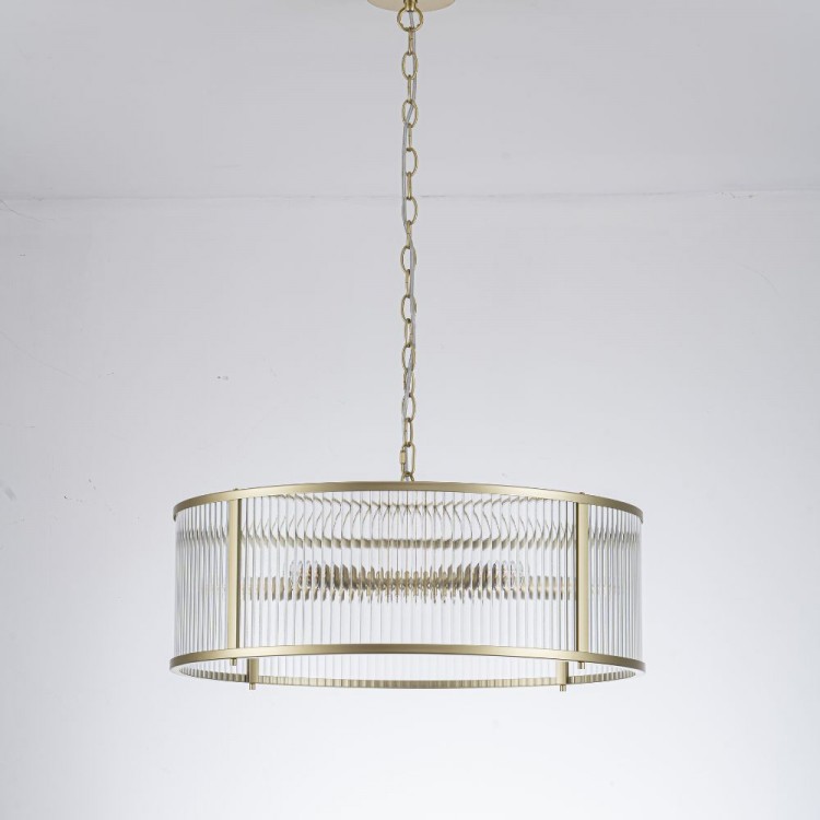 Светодиодная люстра Lumiart Atelier BL5015-2 JANE под лампу золотой сатин