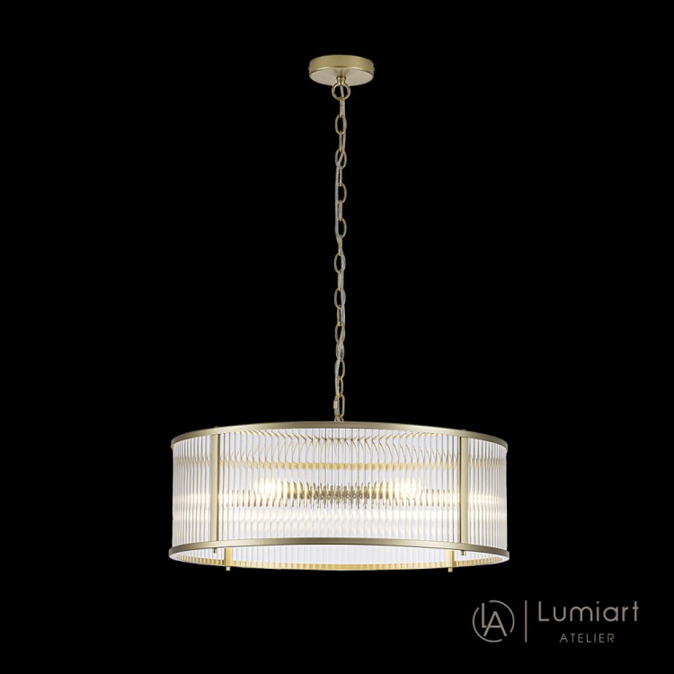 Светодиодная люстра Lumiart Atelier BL5015-2 JANE под лампу золотой сатин