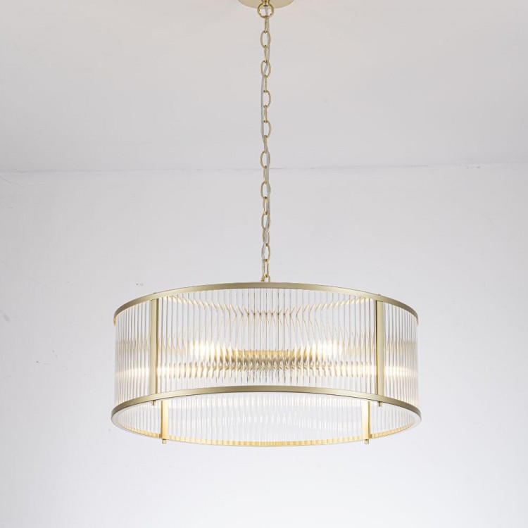 Светодиодная люстра Lumiart Atelier BL5015-2 JANE под лампу золотой сатин