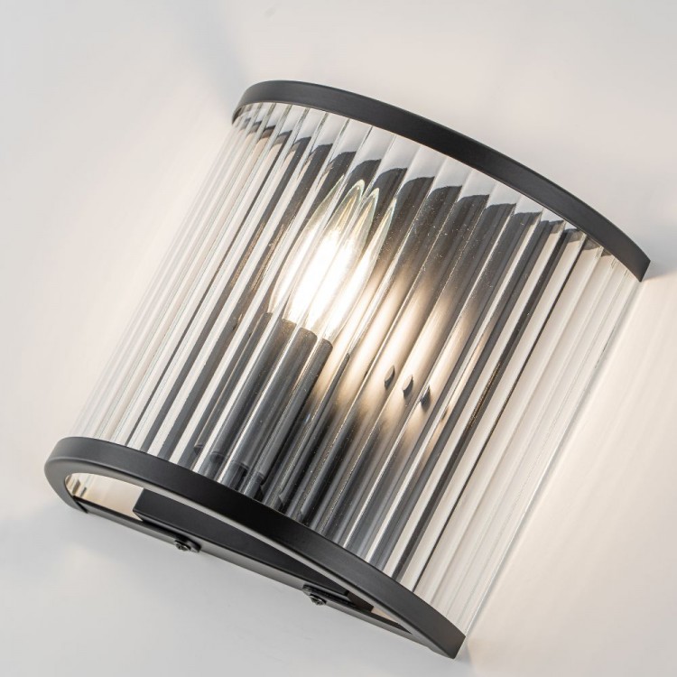 Накладний світильник Lumiart Atelier BL5016-1 JANE під лампу чорний матовий