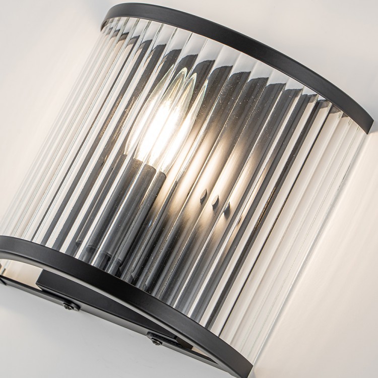 Накладний світильник Lumiart Atelier BL5016-1 JANE під лампу чорний матовий